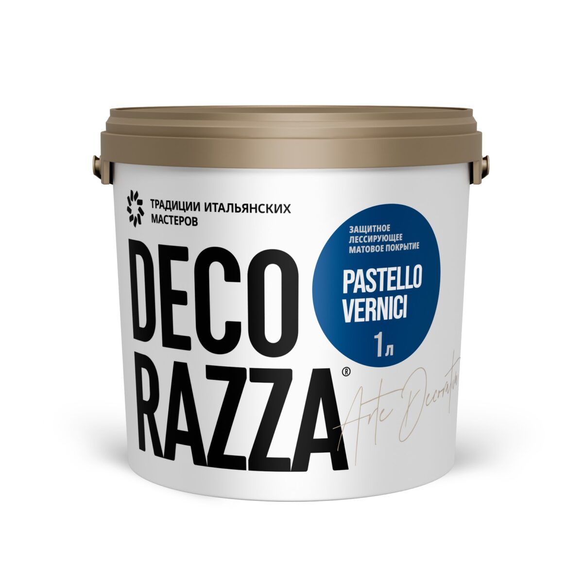 Jet12_PASTELLOVERNICI DECORAZZA Pastello Vernici Защитный матовый лессирующий состав — изображение 1