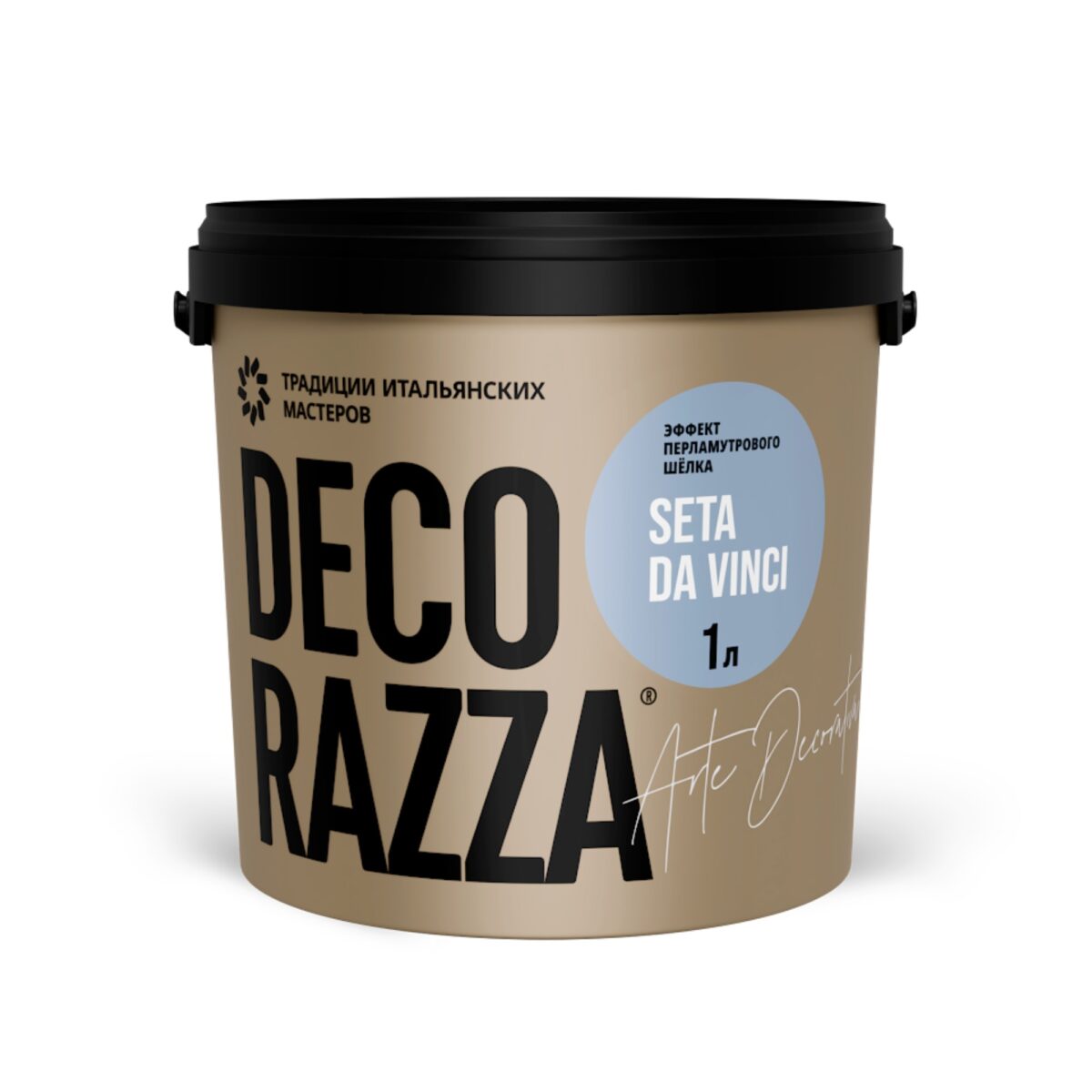 DECORAZZA Seta da Vinci Декоративная краска "Перламутровый Шелк" — изображение 1